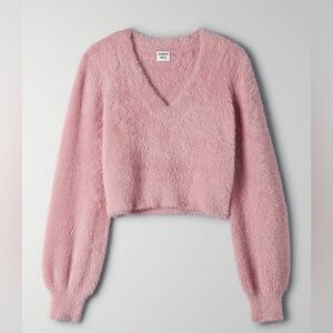 Sunday best kitten v neck sweater